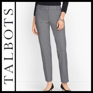 Talbots Houndstooth Hampshire Ankle Pants